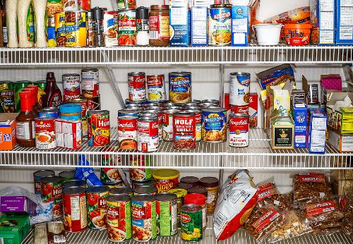 fully stocked pantry