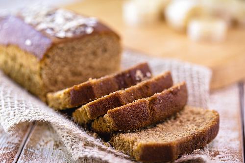 sliced oat and whole wheat bread loaf