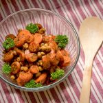 Carrot and chickpea salad