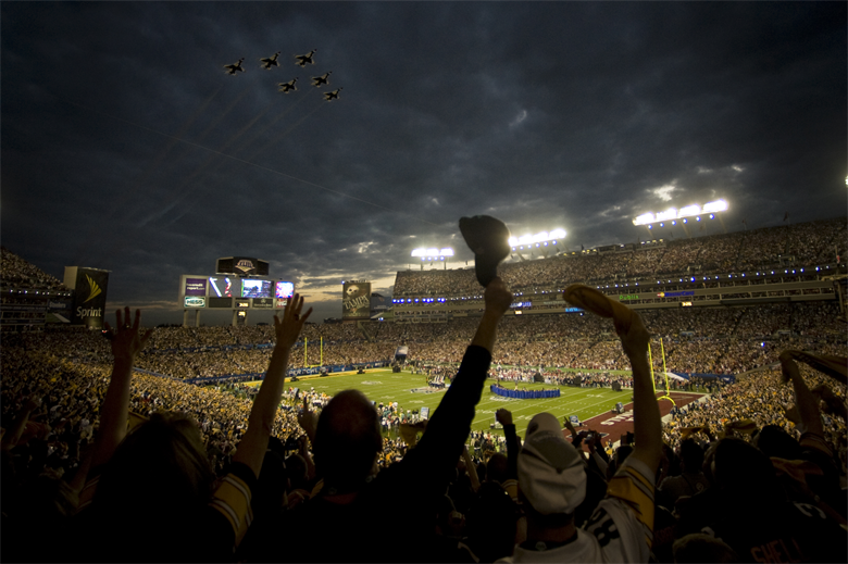 super bowl fans