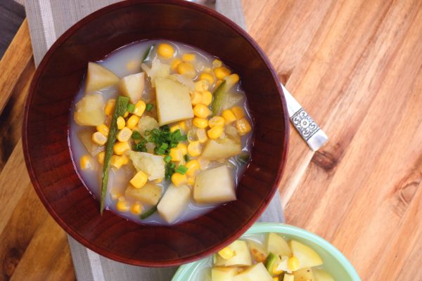 Slow-Cooker Potato, Corn, and Jalapeno Soup