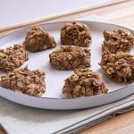 Healthy cookies on plate