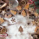 cookie cutter cookies with rolling pin